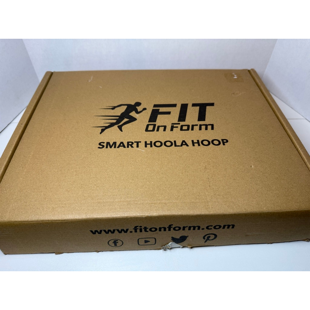 Unisex Fit On Form Adjustable Smart Hoola Hoop - Blue with 24 links